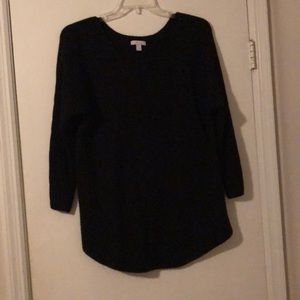 Black dolman sweater